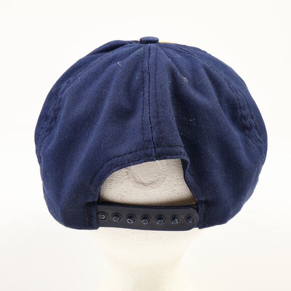 Vintage BSA Boy Cub Scouts Wolf Badge Patch Snapback Packable Hat Blue Yellow - Picture 5 of 9